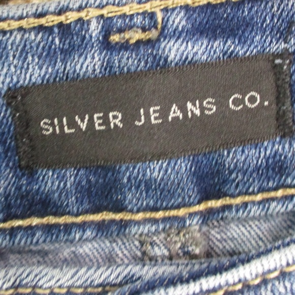 Silver Jeans Women's 30 Light Wash Avery Slim Boot Cut High Rise Stretch‎ Denim - Picture 5 of 7